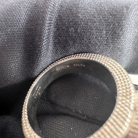 NIB Gucci interlocking G ring in silver Size 12 - Picture 10 of 10